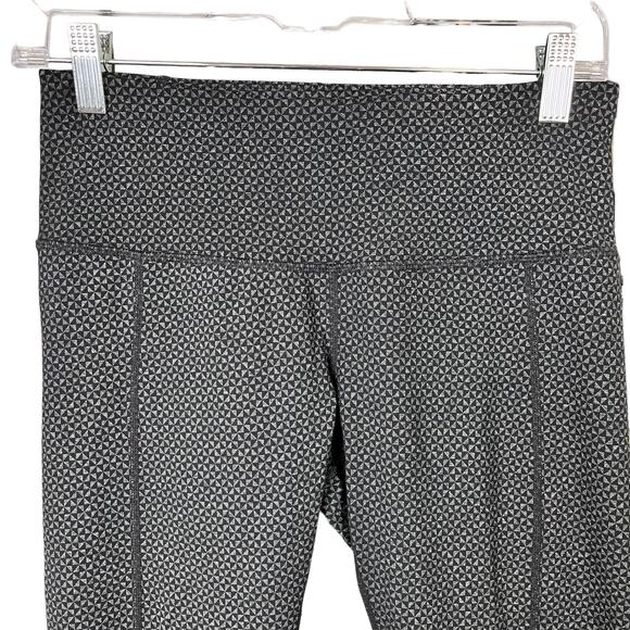 PrAna High Rise Geometric Workout Capri Leggings S - Picture 4 of 6